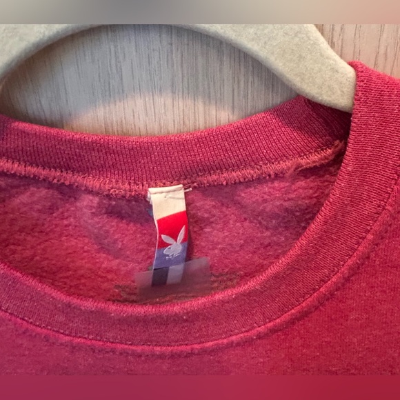 Playboy Club Sweatshirt Tokyo Japan Mens Anime Card Ace of Spades - Red Small - Picture 10 of 15